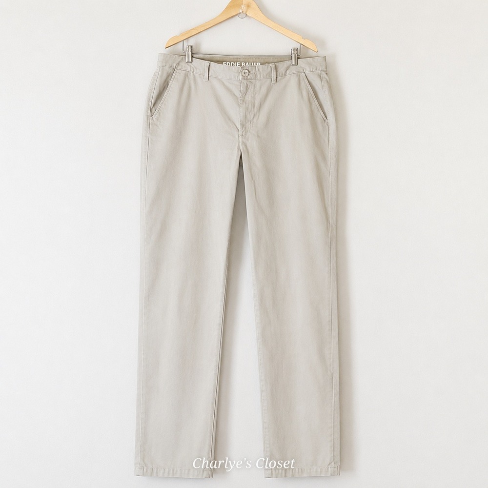 Eddie Bauer Khaki Pants 14T Boyfriend Fit Preppy 90s Minimalism Everyday Casual